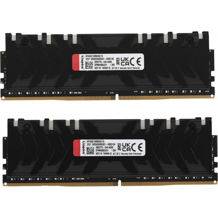 Память DDR4 2x8GB 3600MHz Kingston KF436C16RBAK2/16 Fury Renegade RGB RTL Gaming PC4-28800 C   10044 - фото 51424075