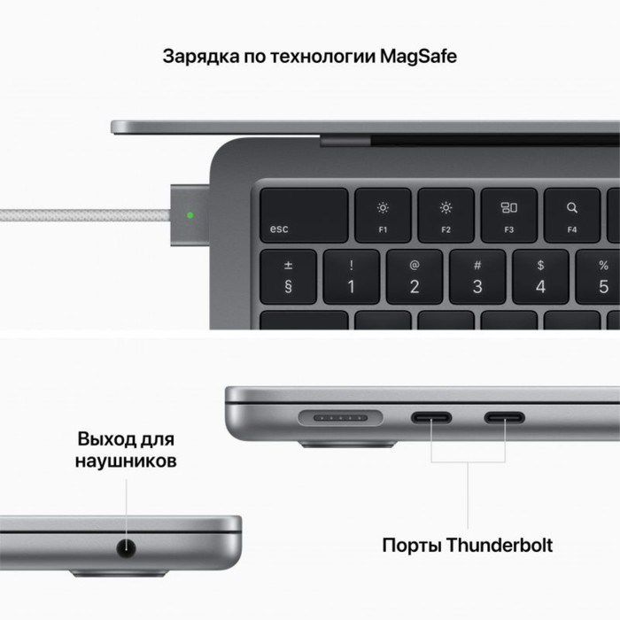 Ноутбук Apple MacBook Air A2681 M2 8 core 16Gb SSD256Gb/8 core GPU 13.6" IPS (2560x1664) Mac   10045 - фото 51424183