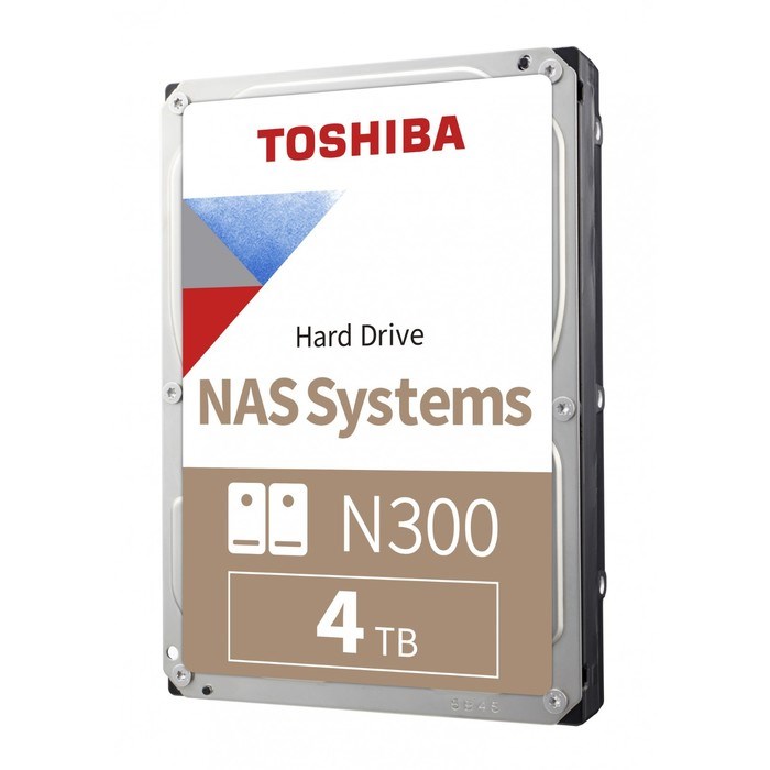 Жесткий диск Toshiba HDWG440UZSVA NAS N300, 4 Тб, SATA-III, 3.5" - фото 51424412