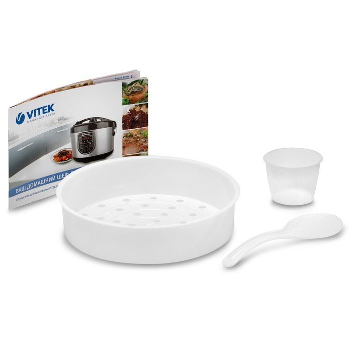 Мультиварка Vitek VT-4278 BK, 900 Вт, 5 л, 8 программ, двухслойное тефлоновое покрытие - фото 51425296