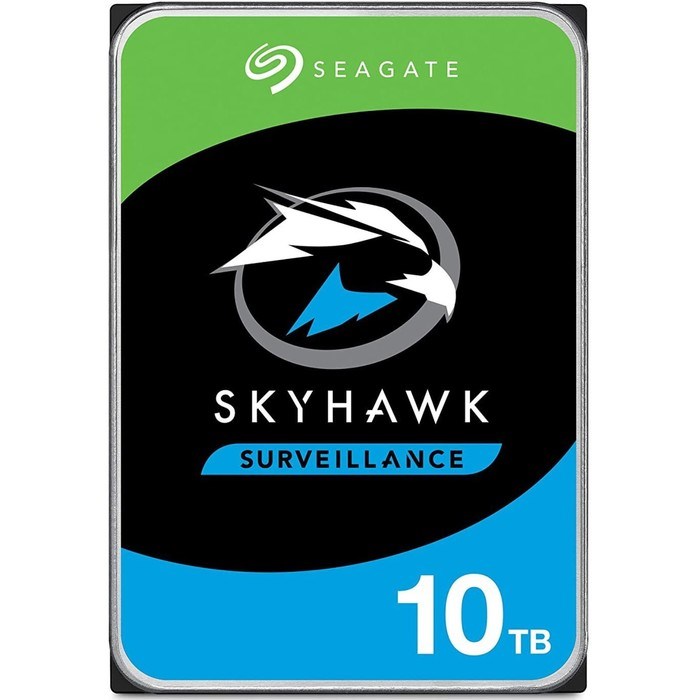 Жесткий диск Seagate SATA-III 10TB ST10000VE001 Surveillance SkyHawkAI (7200rpm) 256Mb 3.5"   100445 - фото 51425708