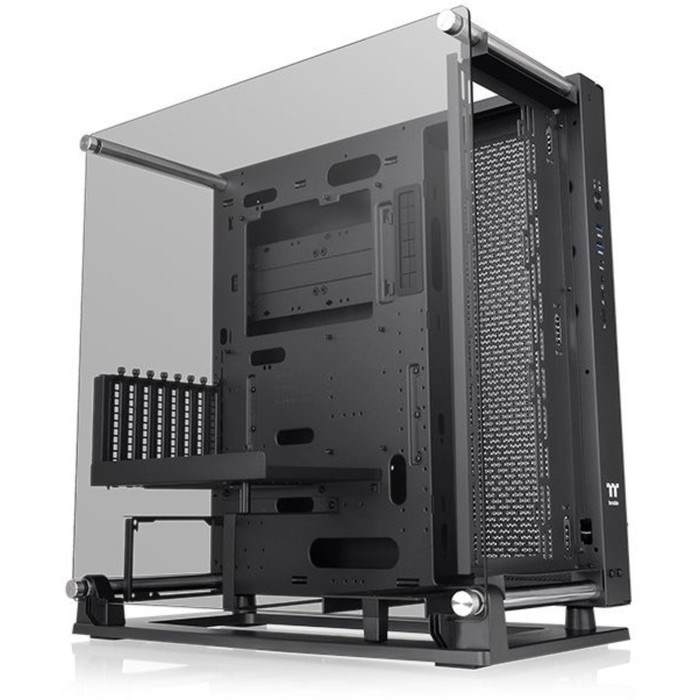 Корпус Thermaltake Core P3 TG PRO черный без БП ATX 6x120mm 6x140mm 2xUSB3.0 audio bott PSU   100447 - фото 51425719