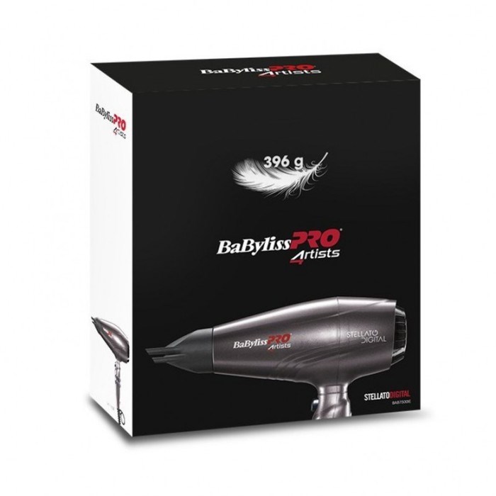 Фен Babyliss STELLATO DIGITAL 4 ARTISTS BAB7500IE, 2400 Вт, ионизация, 4 насадки, 6 режимов   774431 - фото 51426073