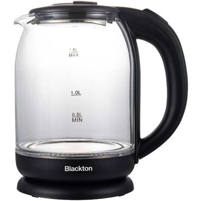 Чайник электрический Blackton Bt KT1822G, 1.8 л, 1500 Вт, чёрный - фото 51426080