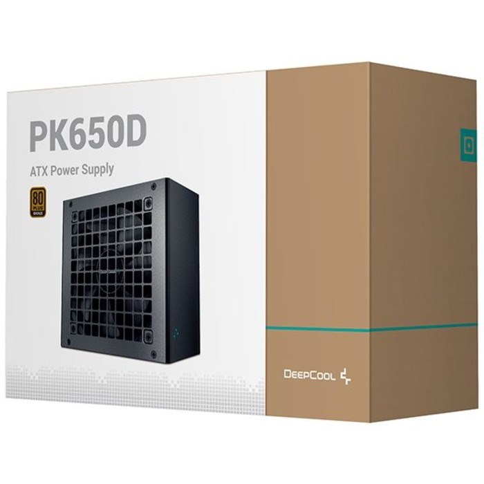 Блок питания Deepcool ATX 650W PK650D 80+ bronze 24+2x(4+4) pin APFC 120mm fan 7xSATA RTL - фото 51426440