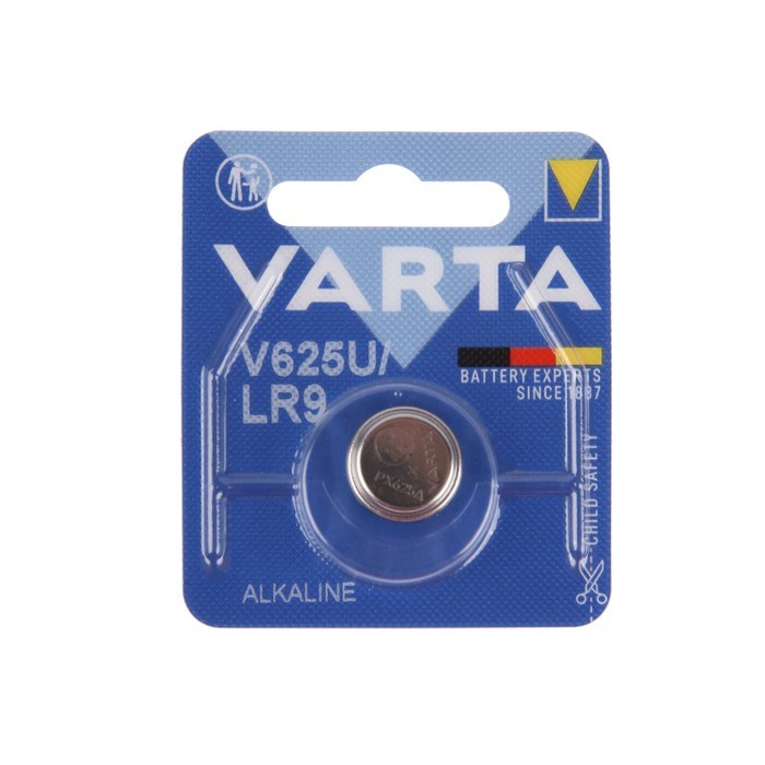 Батарейка алкалиновая Varta Professional, V625U (PX625A)-1BL, 1.5В, блистер, 1 шт. - фото 51426516