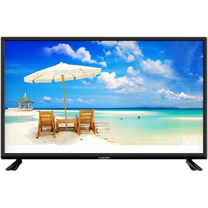 Телевизор Harper 32R490T, 32", 720p, DVB-T/T2/C/S2, 2xHDMI, 1xUSB, чёрный - фото 51426535