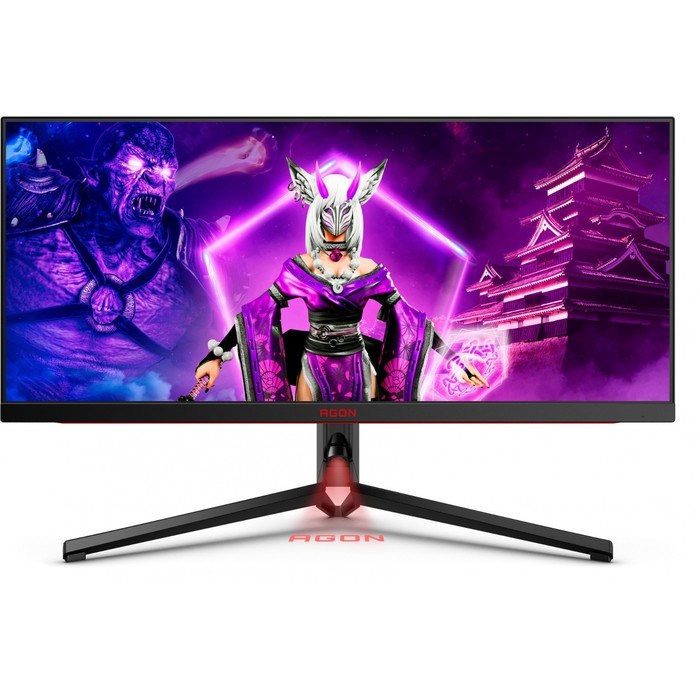 Монитор AOC 34" Agon Pro AG344UXM черный/красный IPS LED 21:9 HDMI M/M матовая HAS Piv 1000c   10046 - фото 51426759