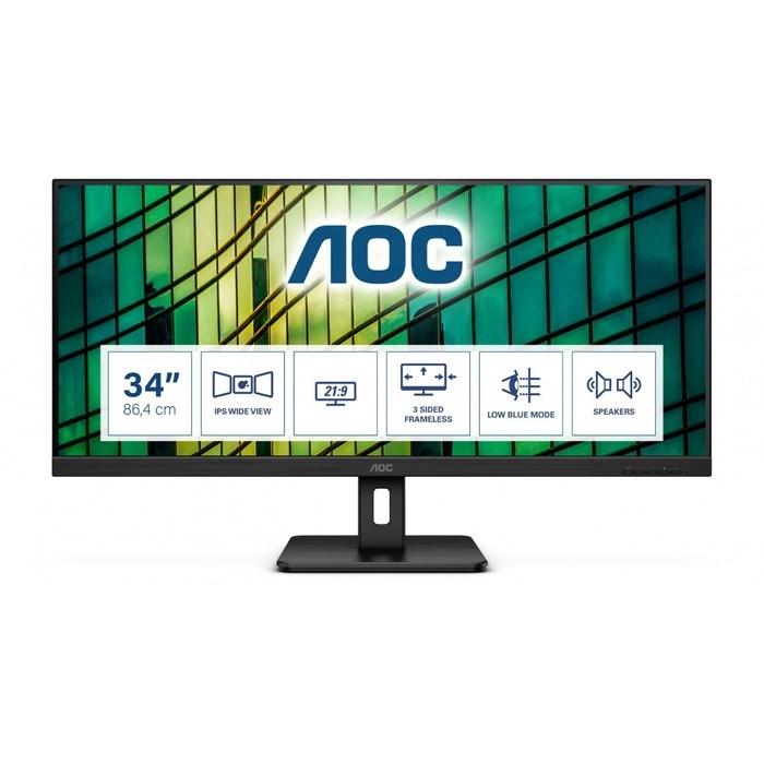 Монитор AOC 34" Gaming Q34E2A черный IPS LED 21:9 HDMI M/M матовая 250cd 178гр/178гр 2560x10   10046 - фото 51426765