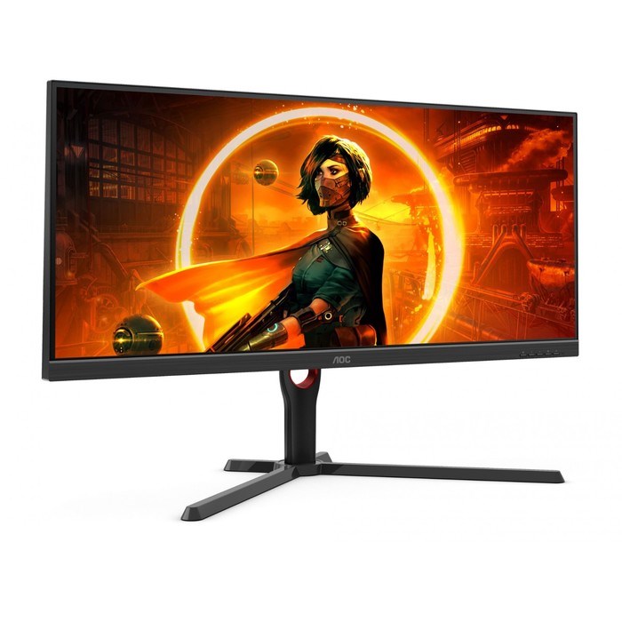 Монитор AOC 34" Gaming U34G3XM/EU черный/красный VA LED 1ms 21:9 HDMI матовая HAS Piv 300cd   100462 - фото 51426775