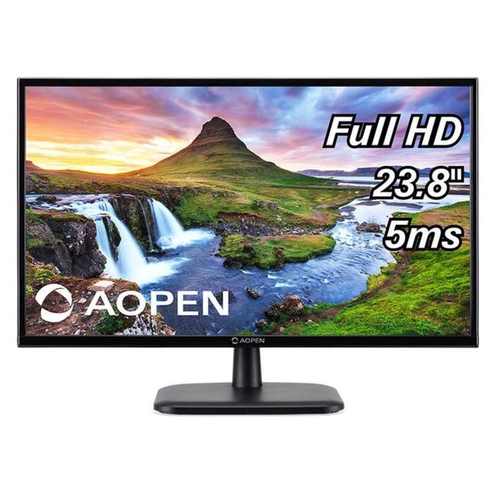 Монитор Aopen 23.8" 24CL1Ybi черный IPS LED 5ms 16:9 HDMI матовая 250cd 178гр/178гр 1920x108   10046 - фото 51426800