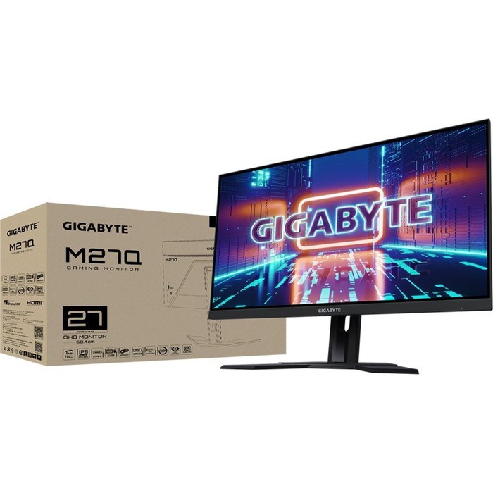 Монитор Gigabyte 27" M27Q черный IPS LED 0.5ms 16:9 HDMI полуматовая HAS 350cd 178гр/178гр 2   10046 - фото 51427259