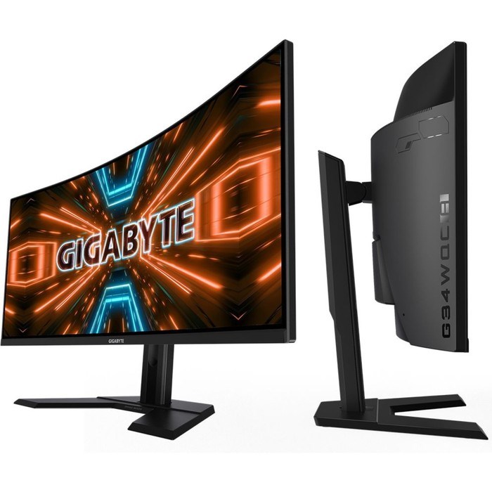 Монитор Gigabyte 34" G34WQC A черный VA LED 1ms 21:9 HDMI M/M матовая HAS 350cd 178гр/178гр   100463 - фото 51427293