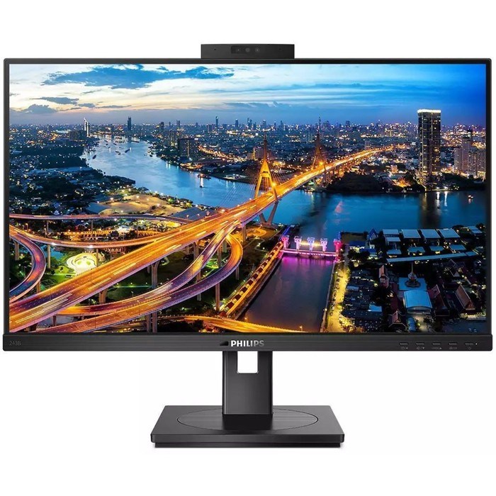 Монитор Philips 23.8" 243B1JH черный IPS LED 16:9 HDMI M/M Cam матовая HAS Piv 300cd 178гр/1   10046 - фото 51427883