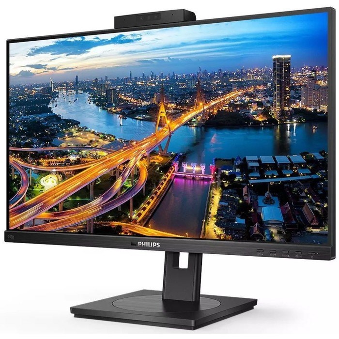 Монитор Philips 23.8" 243B1JH черный IPS LED 16:9 HDMI M/M Cam матовая HAS Piv 300cd 178гр/1   10046 - фото 51427885