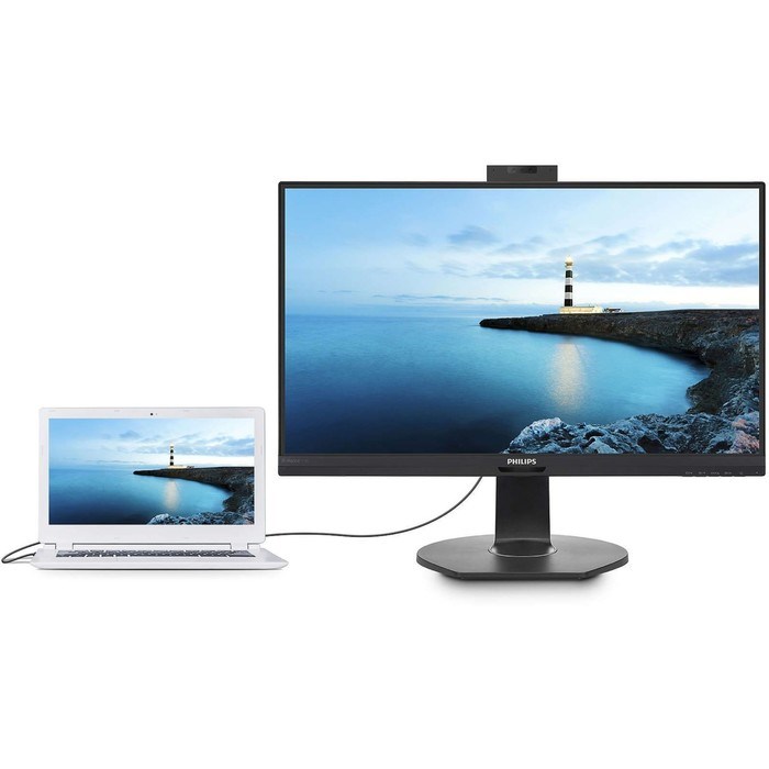 Монитор Philips 27" 272B7QUBHEB черный IPS LED 16:9 HDMI M/M Cam матовая HAS Piv 350cd 178гр   10046 - фото 51427918