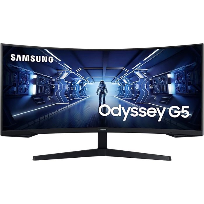 Монитор Samsung 34" Odyssey G5 C34G55TWWI черный VA LED 1ms 21:9 HDMI матовая 250cd 178гр/17   10046 - фото 51428111