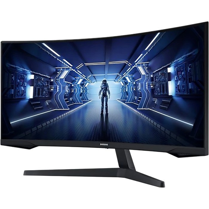 Монитор Samsung 34" Odyssey G5 C34G55TWWI черный VA LED 1ms 21:9 HDMI матовая 250cd 178гр/17   10046 - фото 51428114