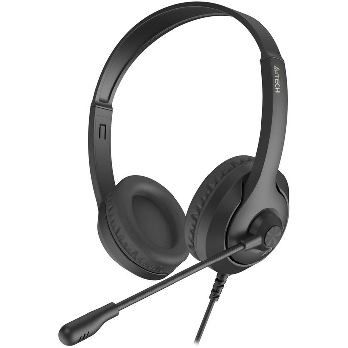 Наушники с микрофоном A4Tech Fstyler FH100i черный 1.8м накладные оголовье (FH100I (STONE BL   10046 - фото 51428188