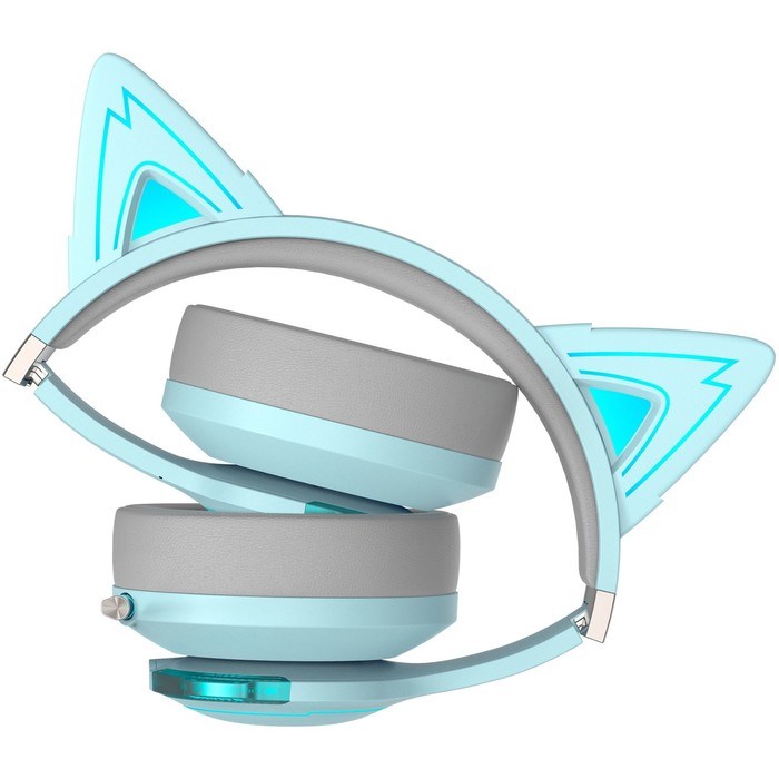 Наушники с микрофоном Edifier G5BT Cat голубое небо/серый мониторные BT оголовье - фото 51428629