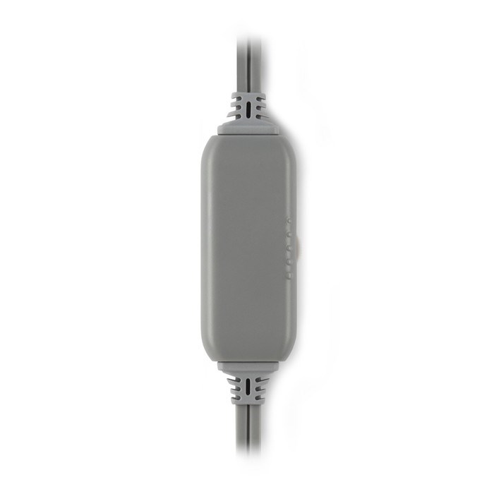Наушники с микрофоном Оклик HS-L600 серый 1.8м мониторные оголовье (1532023) - фото 51428745