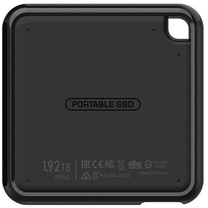 Накопитель SSD Silicon Power USB-C 240GB SP240GBPSDPC60CK PC60 1.8" черный - фото 51428855