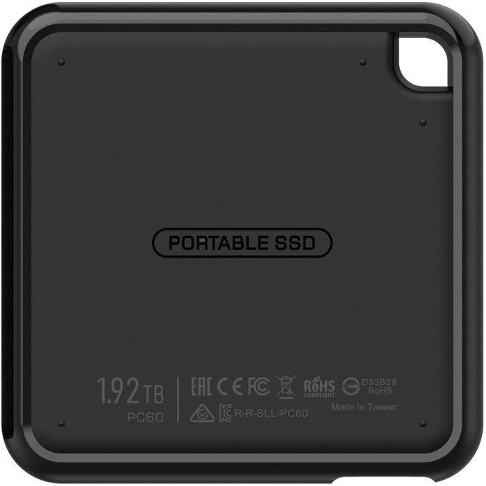 Накопитель SSD Silicon Power USB-C 480GB SP480GBPSDPC60CK PC60 1.8" черный - фото 51428860