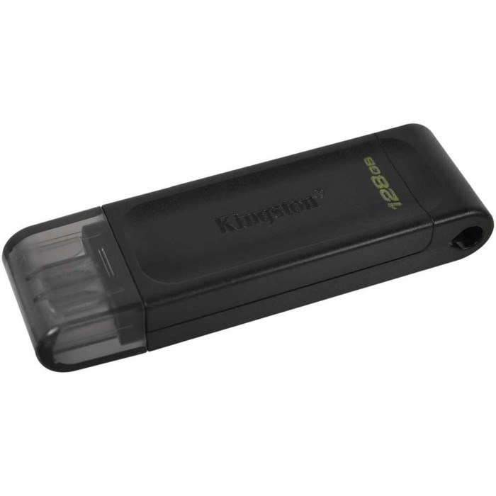 Флеш Диск Kingston 128GB DataTraveler 70 Type-C DT70/128GB USB3.2 черный - фото 51428923