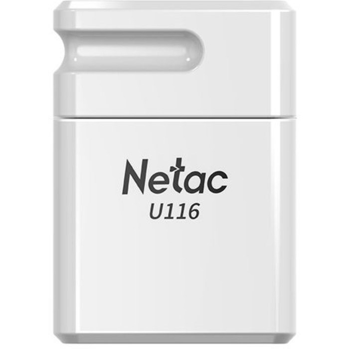 Флеш Диск Netac 64GB U116 NT03U116N-064G-30WH USB3.0 белый - фото 51428933