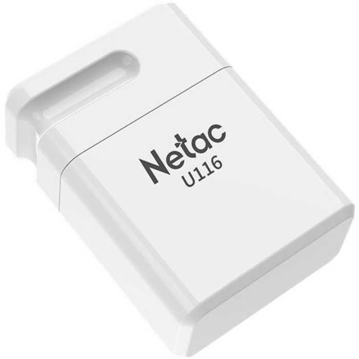 Флеш Диск Netac 64GB U116 NT03U116N-064G-30WH USB3.0 белый - фото 51428934