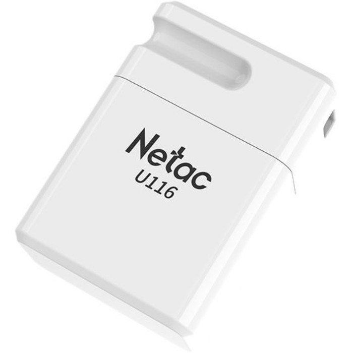 Флеш Диск Netac 64GB U116 NT03U116N-064G-30WH USB3.0 белый - фото 51428935