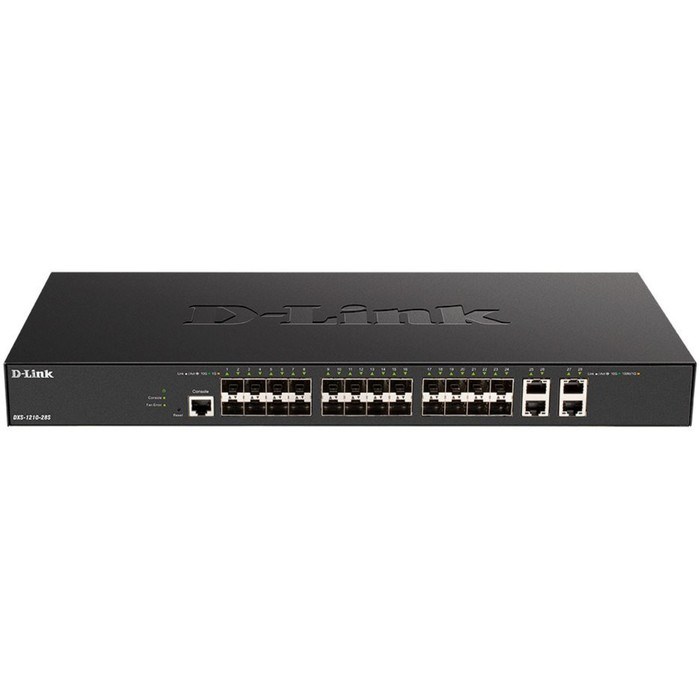 Коммутатор D-Link DXS-1210-28S DXS-1210-28S/A1A 4x10G 24SFP+ настраиваемый - фото 51429037