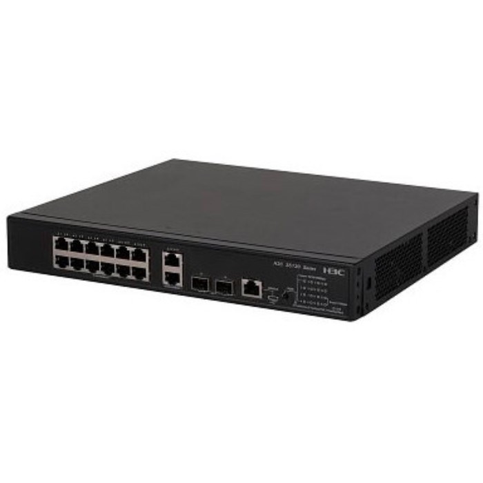 Коммутатор H3C LS-5130S-16S-PWR-EI 14G 2SFP+ 12PoE+ управляемый - фото 51429083