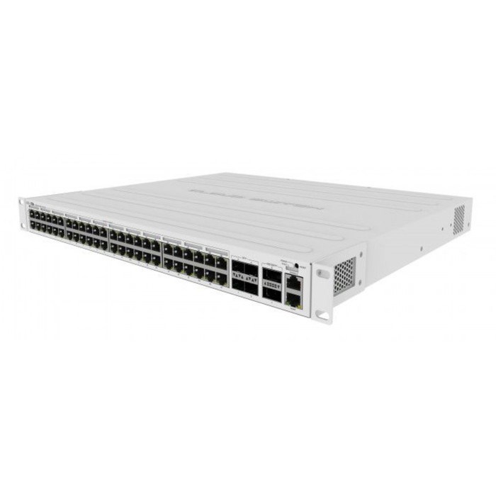 Коммутатор MikroTik CRS354-48P-4S+2Q+RM 1x100Mb 48G 4SFP+ 48PoE+ 700W управляемый - фото 51429118