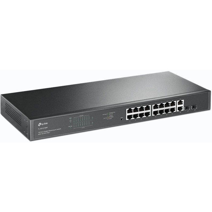 Коммутатор TP-Link JetStream TL-SG1218MP 18G 16PoE+ 250W неуправляемый - фото 51429146