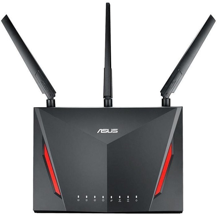 Роутер беспроводной Asus RT-AC86U AC2900 10/100/1000BASE-TX/4G ready черный - фото 51429236