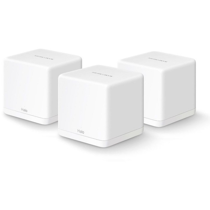 Бесшовный Mesh роутер Mercusys Halo H30G(3-pack) AC1300 10/100/1000BASE-TX белый (упак.:3шт)   10047 - фото 51429387