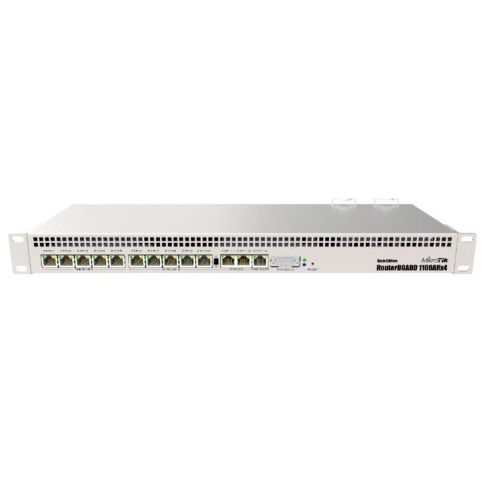 Роутер MikroTik RB1100AHX4 (RB1100X4) 10/100/1000BASE-TX серый - фото 51429464