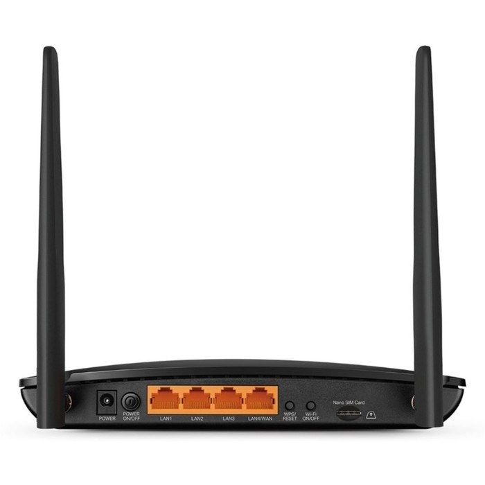 Роутер беспроводной TP-Link Archer MR500 AC1200 10/100/1000BASE-TX/3G/4G/4G+ cat.6 черный - фото 51429579