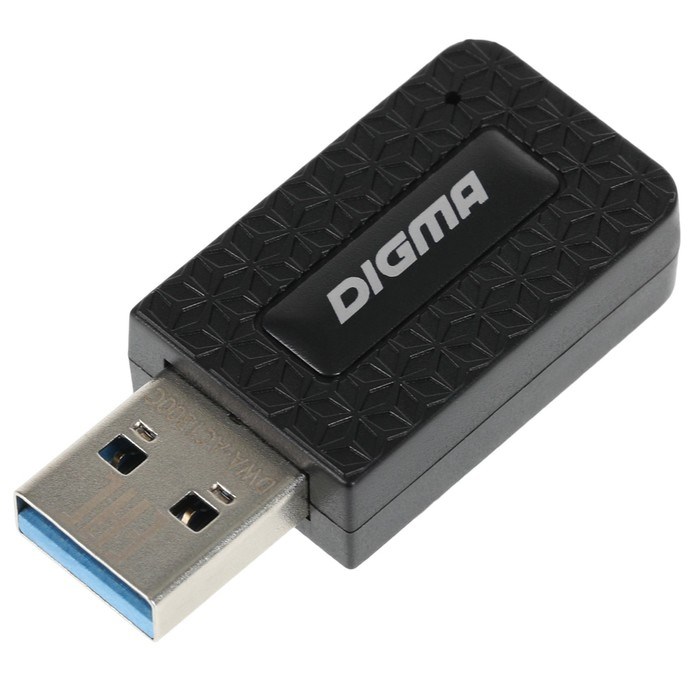 Сетевой адаптер WiFi Digma DWA-AC1300C AC1300 USB 3.0 (ант.внутр.) 1ант. (упак.:1шт) - фото 51429674