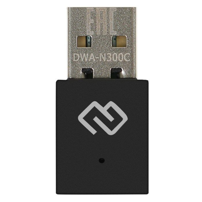 Сетевой адаптер WiFi Digma DWA-N300C N300 USB 2.0 (ант.внутр.) 1ант. (упак.:1шт) - фото 51429697