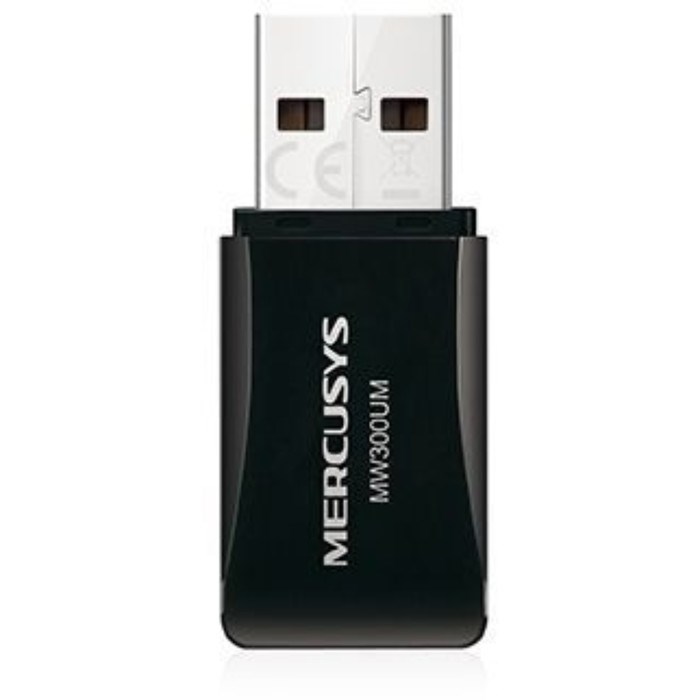 Сетевой адаптер WiFi Mercusys MW300UM N300 USB 2.0 - фото 51429722