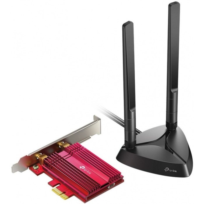 Сетевой адаптер WiFi + Bluetooth TP-Link Archer TX3000E AX3000 PCI Express (ант.внеш.съем) 2   10047 - фото 51429741