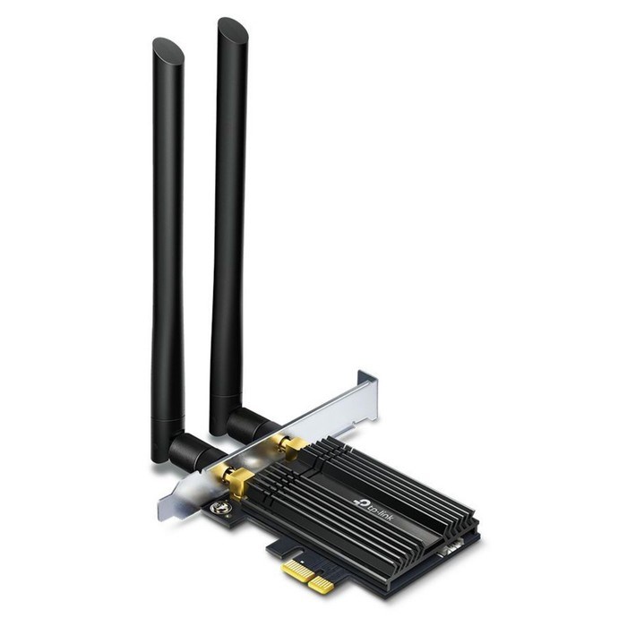 Сетевой адаптер WiFi + Bluetooth TP-Link Archer TX50E AX3000 PCI Express (ант.внеш.несъем.)   100471 - фото 51429749