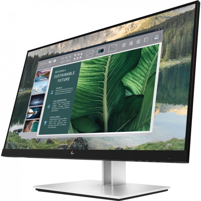 Монитор HP 23.8" E24u G4 серебристый/черный IPS 16:9 HDMI HAS Piv 250cd 178гр/178гр 1920x108   10046 - фото 51429858