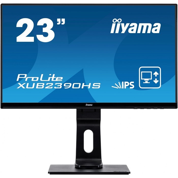 Монитор Iiyama 23" ProLite XUB2390HS-B1 черный AH-IPS LED 5ms 16:9 DVI HDMI M/M матовая HAS   100464 - фото 51429867