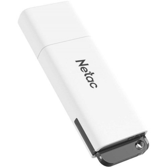 Флеш Диск Netac 64GB U185 NT03U185N-064G-20WH USB2.0 белый - фото 51429892