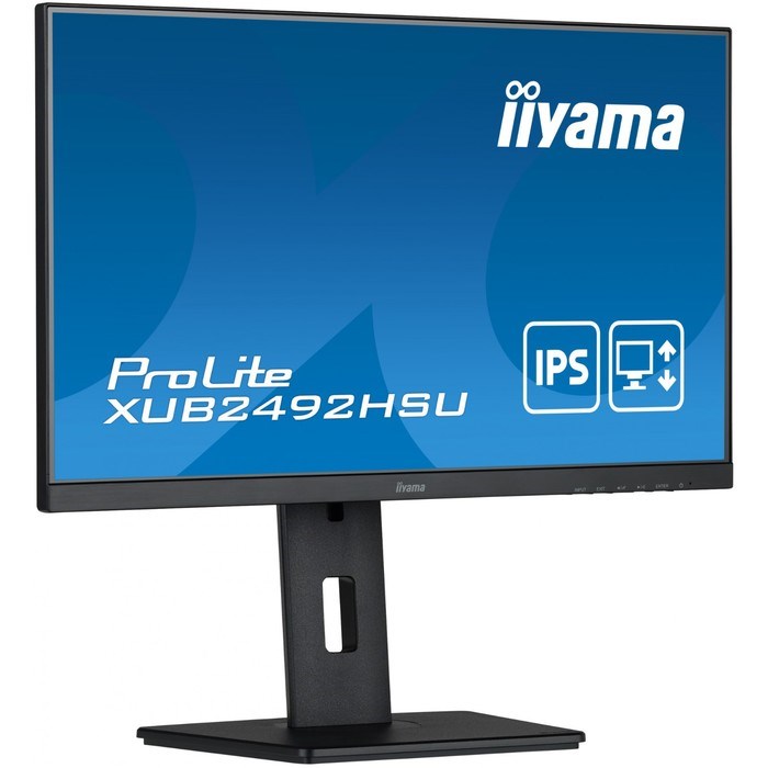 Монитор Iiyama 23.8" ProLite XUB2492HSU-B5 черный IPS LED 16:9 HDMI M/M матовая HAS Piv 250c   10046 - фото 51430006