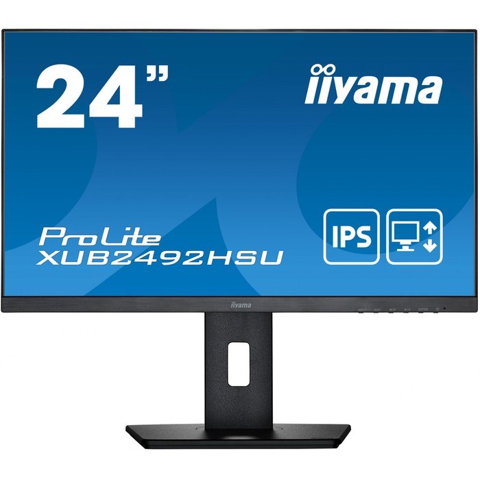 Монитор Iiyama 23.8" ProLite XUB2492HSU-B5 черный IPS LED 16:9 HDMI M/M матовая HAS Piv 250c   10046 - фото 51430007