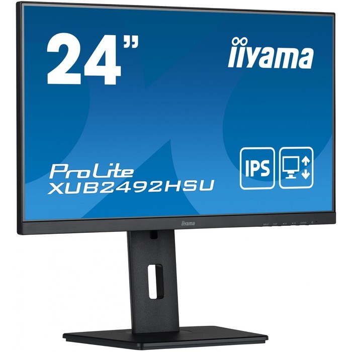 Монитор Iiyama 23.8" ProLite XUB2492HSU-B5 черный IPS LED 16:9 HDMI M/M матовая HAS Piv 250c   10046 - фото 51430008